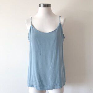 Everlane silk camisole silk shirt silk blouse silk top mint green